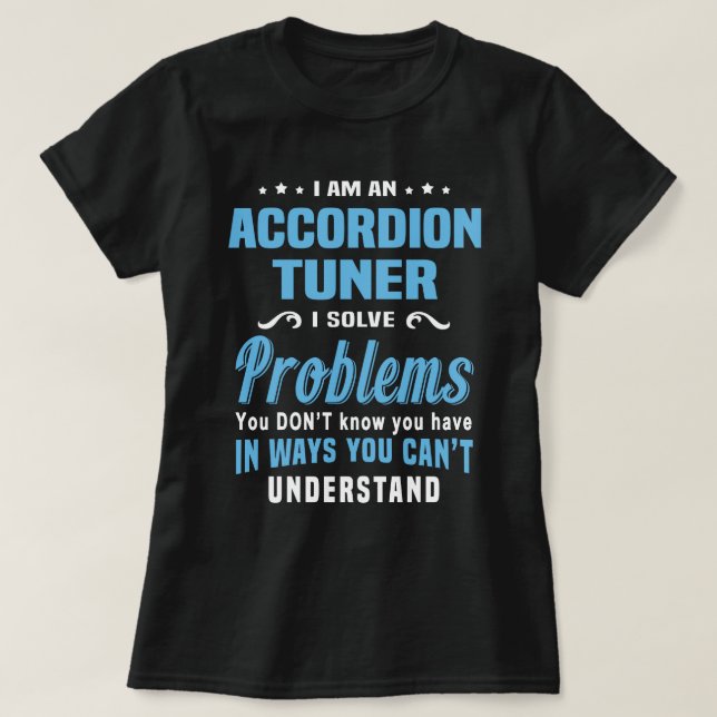 Camiseta Sintonizador de acordeón (Diseño del anverso)