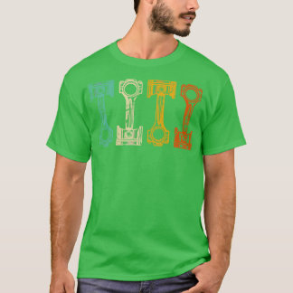Camiseta Sintonizador de vintage retro mecánico