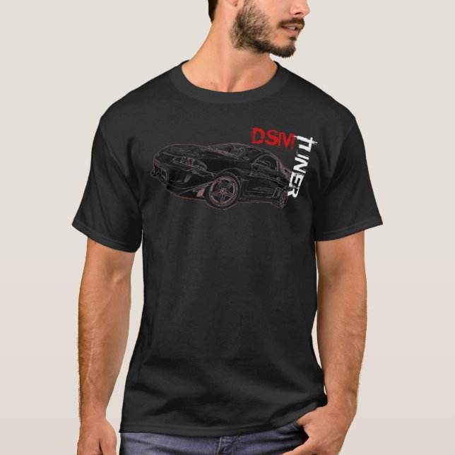 Camiseta SINTONIZADOR del eclipse DSM de mitsubishi (Anverso)