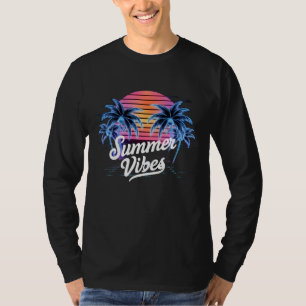 Camiseta sintonizadora de ondas de verano - árbol 
