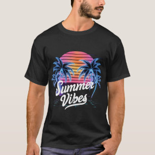 Camiseta sintonizadora de ondas de verano - árbol 