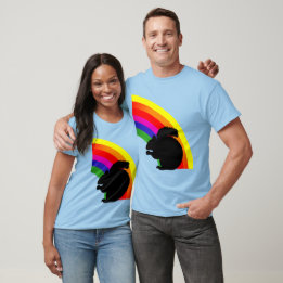 Camiseta Sinutilia de ardilla negra colorida Unisex arcoiri