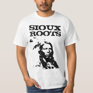 CAMISETA SIOUX RASTREA CAMISAS NATIVAS DE TEES ESTADOUNIDEN