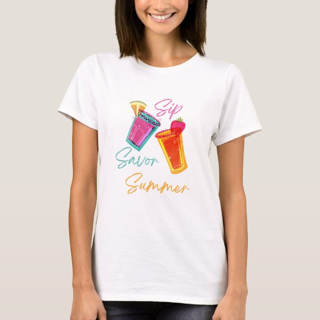 Camiseta Sip Savour Summer (Anverso)