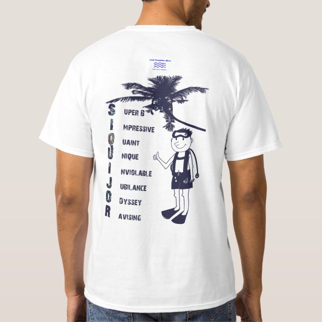 Camiseta Siquijor: MUCHACHO DE HOMBRES DE HERMANOS: Atrás,  (Reverso)