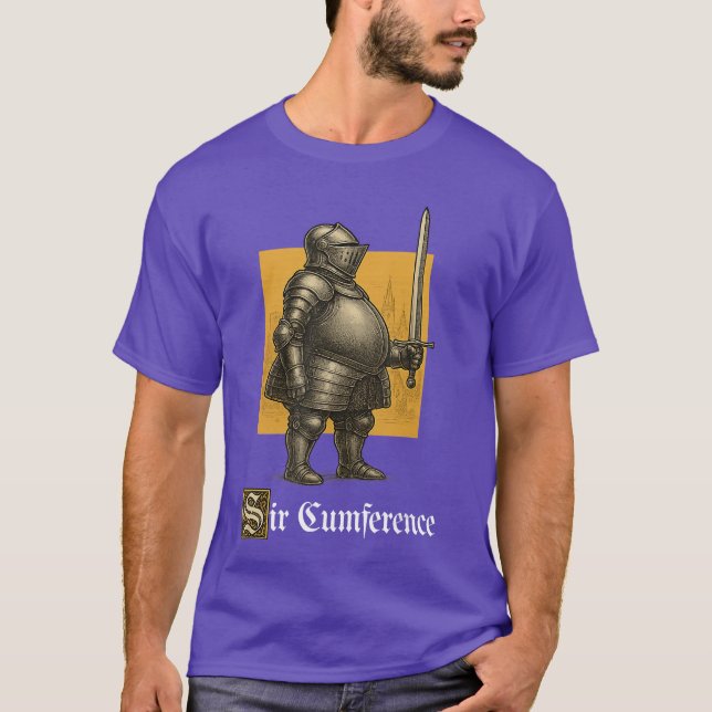 Camiseta Sir Cumference Funny Unhinged Gen Z Brainrot Medie (Anverso)