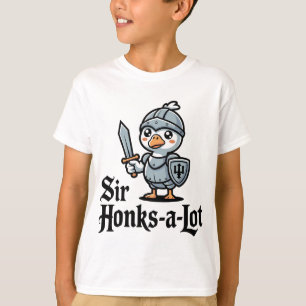 Camiseta Sir Honks-A-Lot Ganso Caballero Divertido