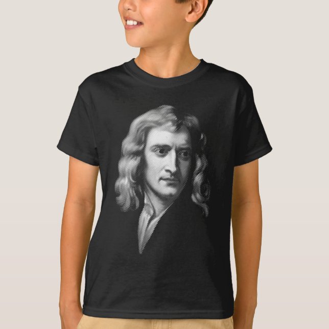 Camiseta sir Isaac Newton (Anverso)