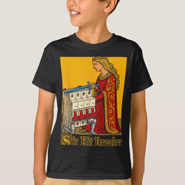 Camiseta Sir Kit Breaker Espada (Anverso)