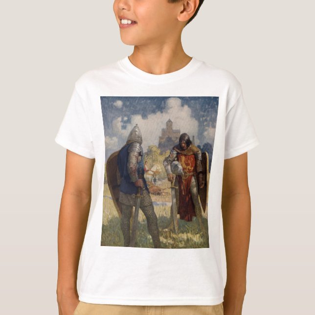 Camiseta Sir Launcelot du Lake, Caballero de la Mesa Redond (Anverso)