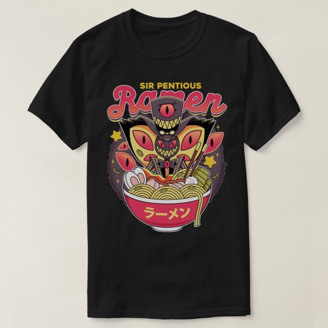 Camiseta Sir Pentious Ramen (Diseño del anverso)