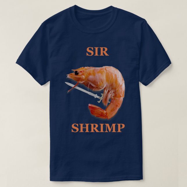 Camiseta Sir Shrimp (Diseño del anverso)
