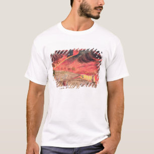 Camiseta Sir William Hamilton que estudia la erupción