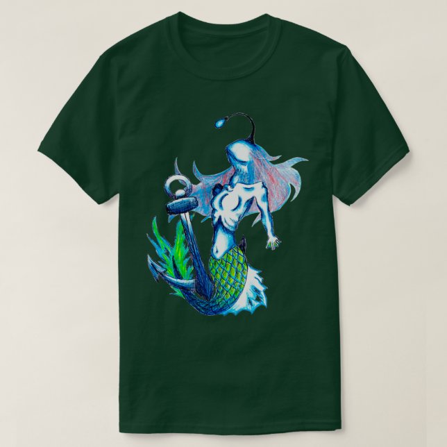 Camiseta Siracana de horror de la sirena (Diseño del anverso)