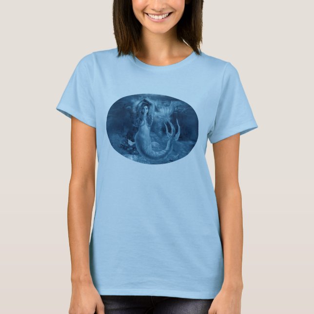 Camiseta Sirena azul (Anverso)