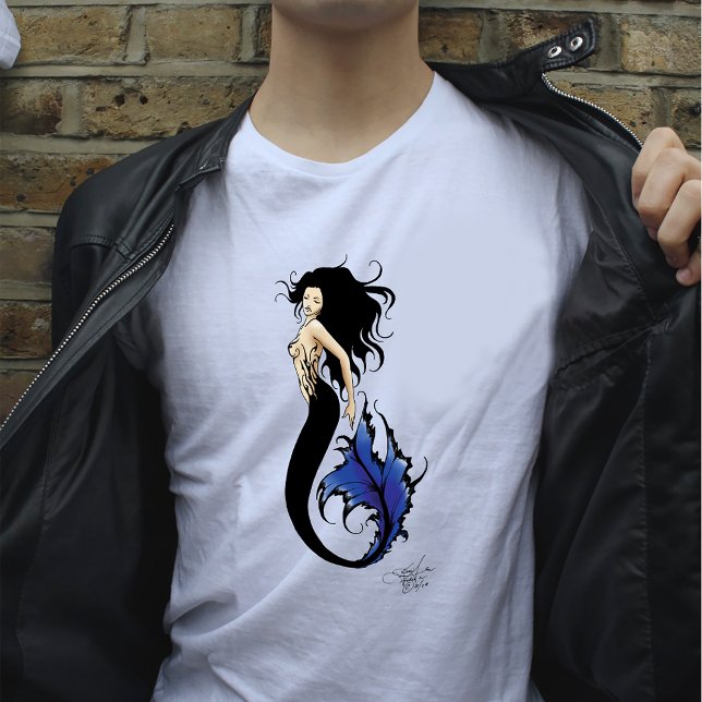 Camiseta Sirena azul tribal (Subido por el creador)