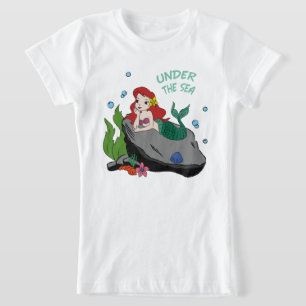 Camiseta sirena bajo el mar
