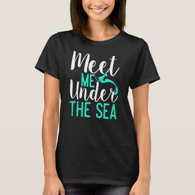 Camiseta Sirena Bajo El Mar (Anverso)
