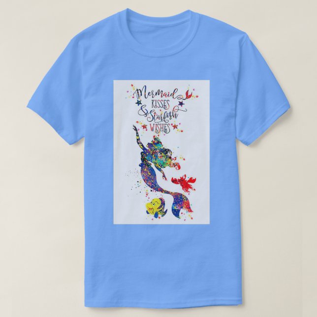 Camiseta Sirena besa Starfish (Diseño del anverso)