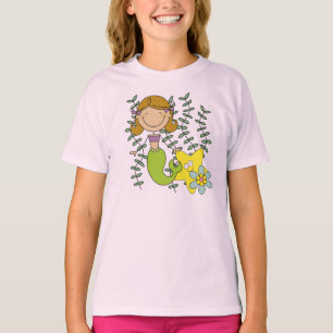 Camiseta Sirena cabelluda de Brown