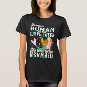 Camiseta Sirena Cita Ariel Para Mujeres Chicas
