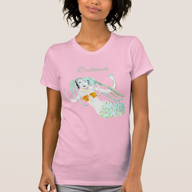 Camiseta Sirena con candados Thunder_Cove (Anverso)
