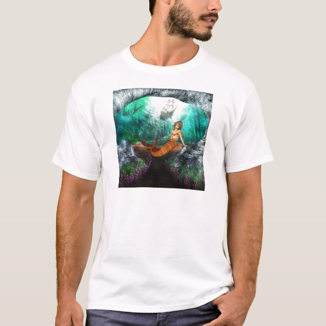 Camiseta Sirena con el naufragio (Anverso)