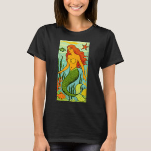 Camiseta Sirena con Peces
