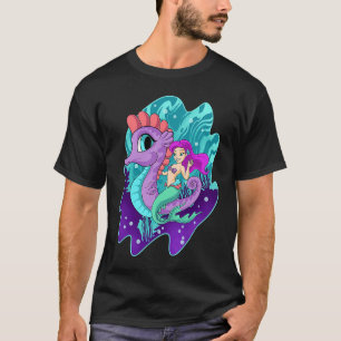 Camiseta Sirena Cuidada En La Creatura Acuática De Las Sire