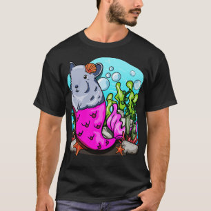 Camiseta Sirena Cute Chinchilla