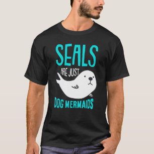 Camiseta Sirena de animales de foca Sello lindo