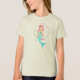 Camiseta Sirena De bonito En La Luna