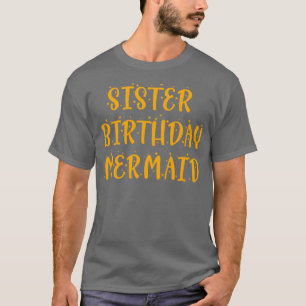 Camiseta sirena de cumpleaños hermana versión Noukon N03