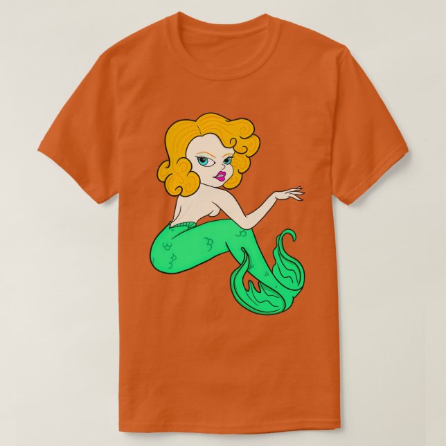 Camiseta Sirena de Cute (Diseño del anverso)