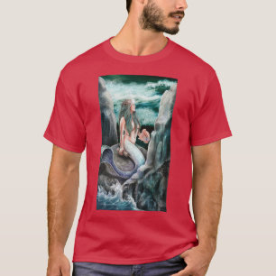 Camiseta Sirena de la tarjeta Tarot de alta sacerdotisa