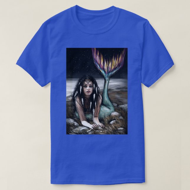 Camiseta Sirena de luz (Diseño del anverso)