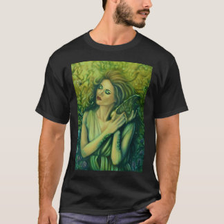 Camiseta Sirena de Magnolia - Sirenita sosteniendo una conc