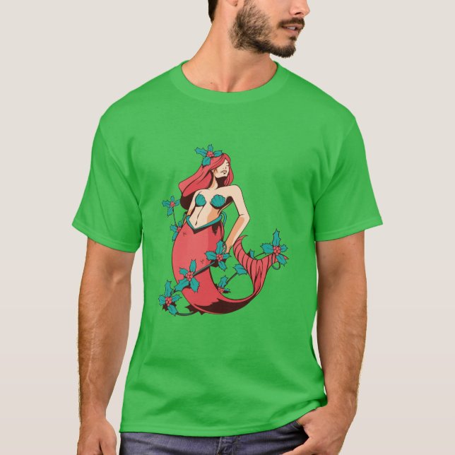 Camiseta Sirena de navidades (Anverso)