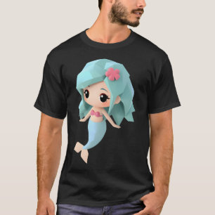 Camiseta Sirena de Origami