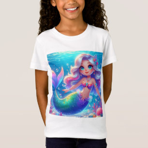 Camiseta Sirena de princesa mágica submarina