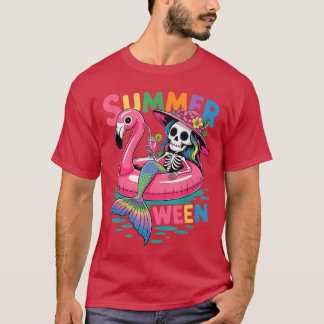 Camiseta Sirena de Summerween Esqueleto Playa Flamenco Hall
