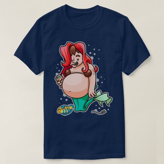 Camiseta Sirena De Un Día (Diseño del anverso)