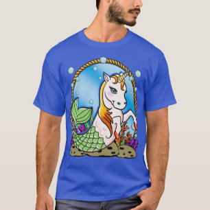 Camiseta Sirena de unicornio divertida y caprichosa