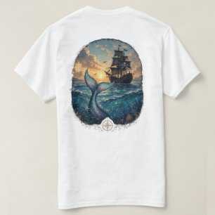 Camiseta Sirena del Atardecer & Sombra