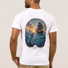 Camiseta Sirena del Atardecer & Sombra