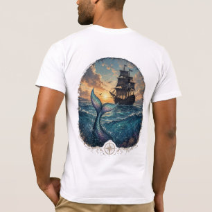 Camiseta Sirena del Atardecer & Sombra