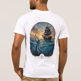 Camiseta Sirena del Atardecer & Sombra