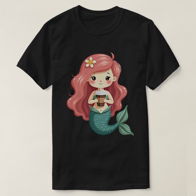 Camiseta Sirena del Café (Diseño del anverso)
