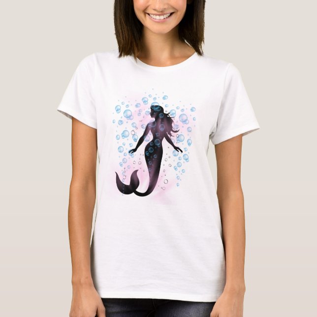 Camiseta Sirena en Mareas Suaves (Anverso)