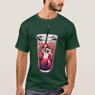 Camiseta Sirena En Tumbler Cup MerBerry